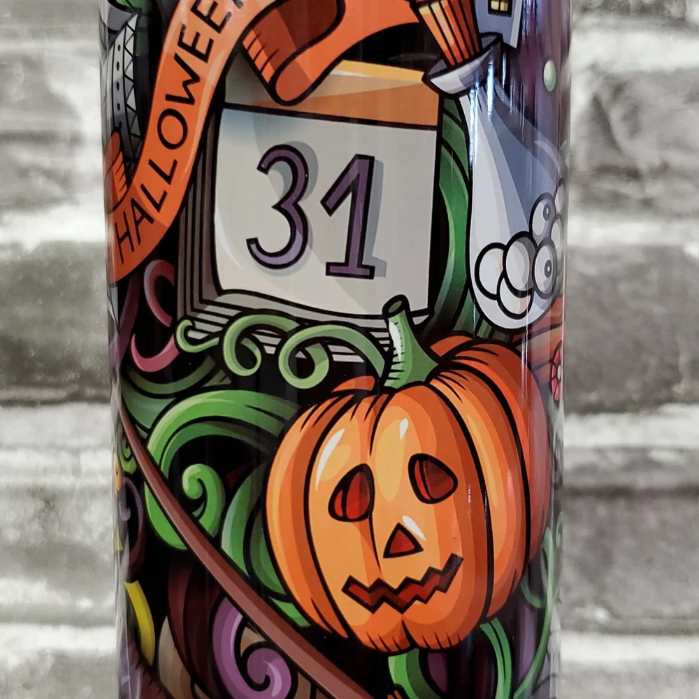 Halloween Favorite Things Stainless Steel Tumbler 20oz Sublimated RTS - Picture 5 of 7